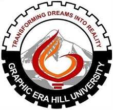 Graphic Era Hill University logo - Dehradun, Uttarakhand