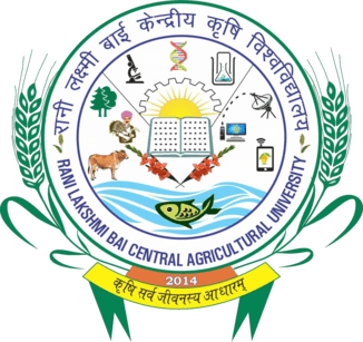 The Rani Lakshmibai Central Agricultural University logo - Jhansi, Uttar Pradesh