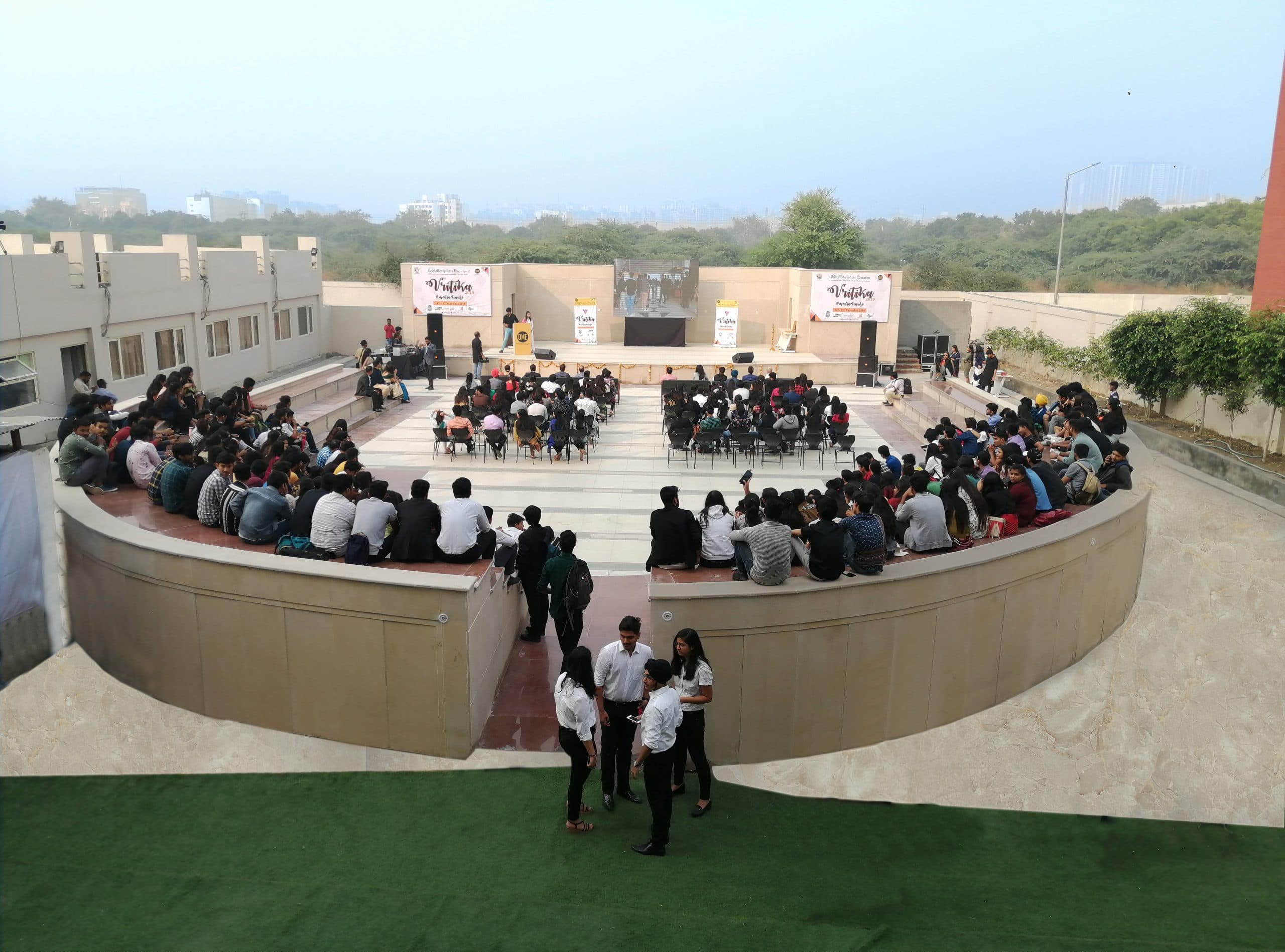 Campus view of Delhi Metropolitan Education, Noida