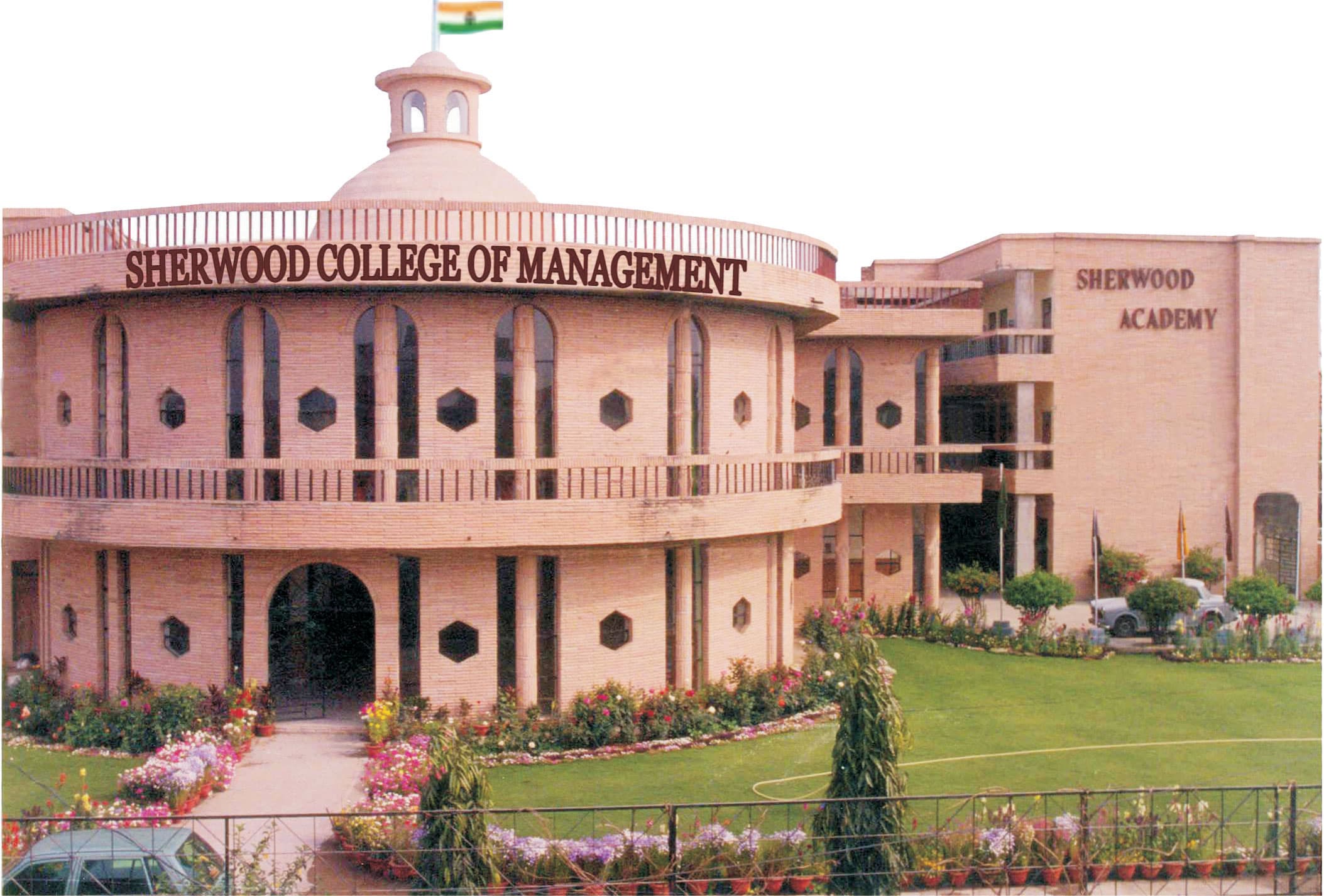 Campus view of Sherwood College of Management, Sherwood College of Management, Sector 25, Indira Nagar, Lucknow, Uttar Pradesh 226016 (City Office); Campus at Barabanki