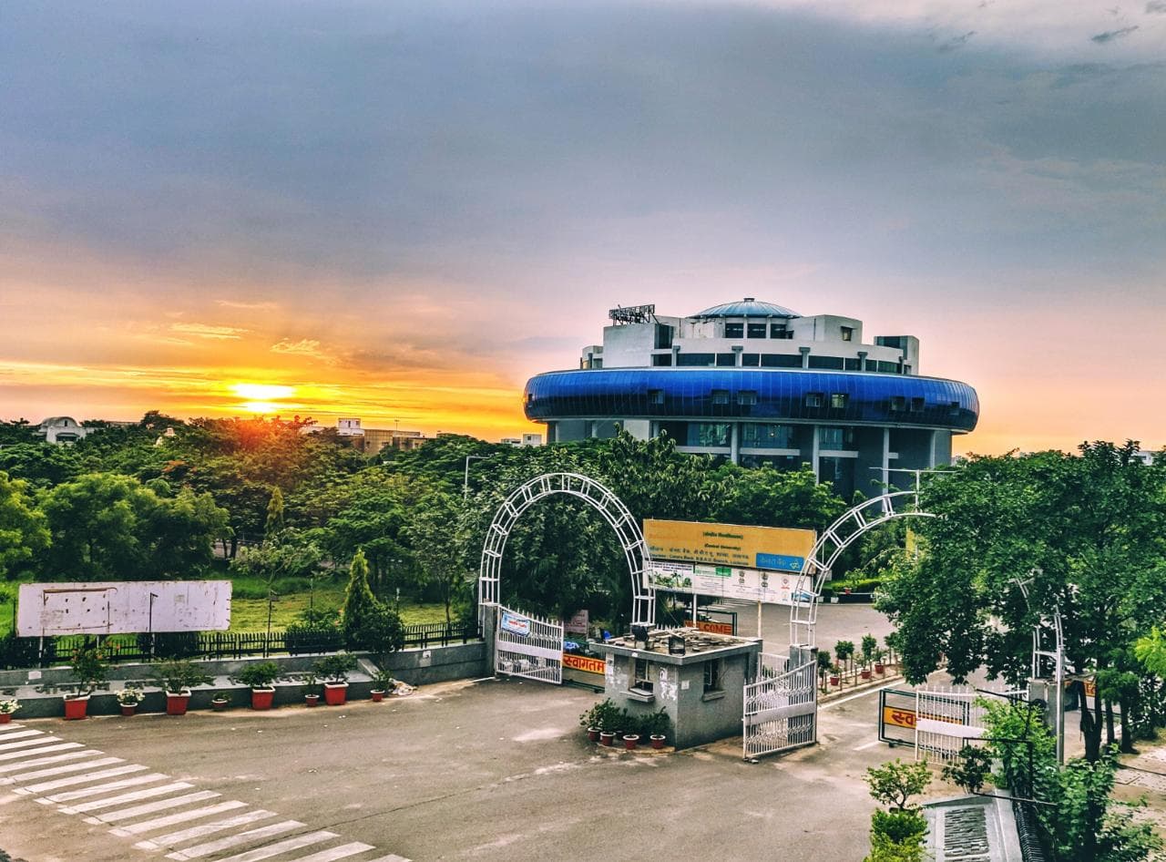 Campus view of Babasaheb Bhimrao Ambedkar University, Lucknow