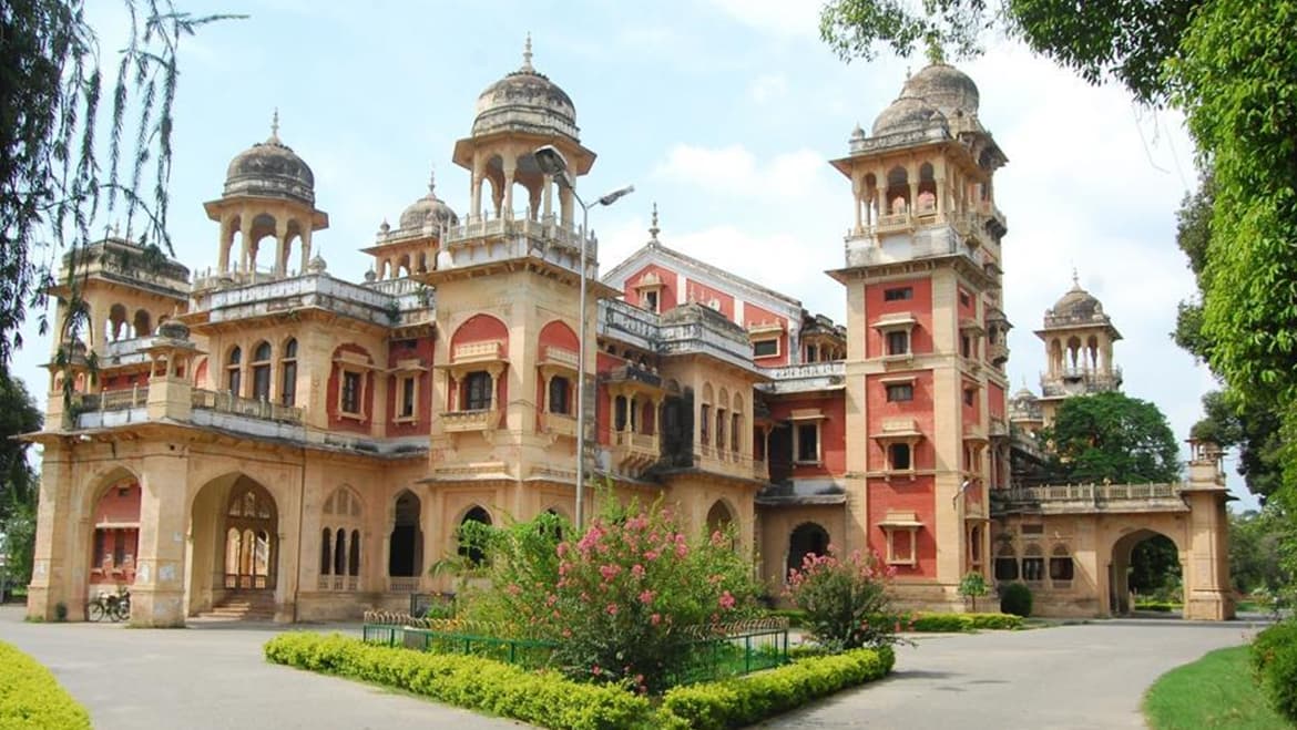 Campus view of University of Allahabad, Prayagraj