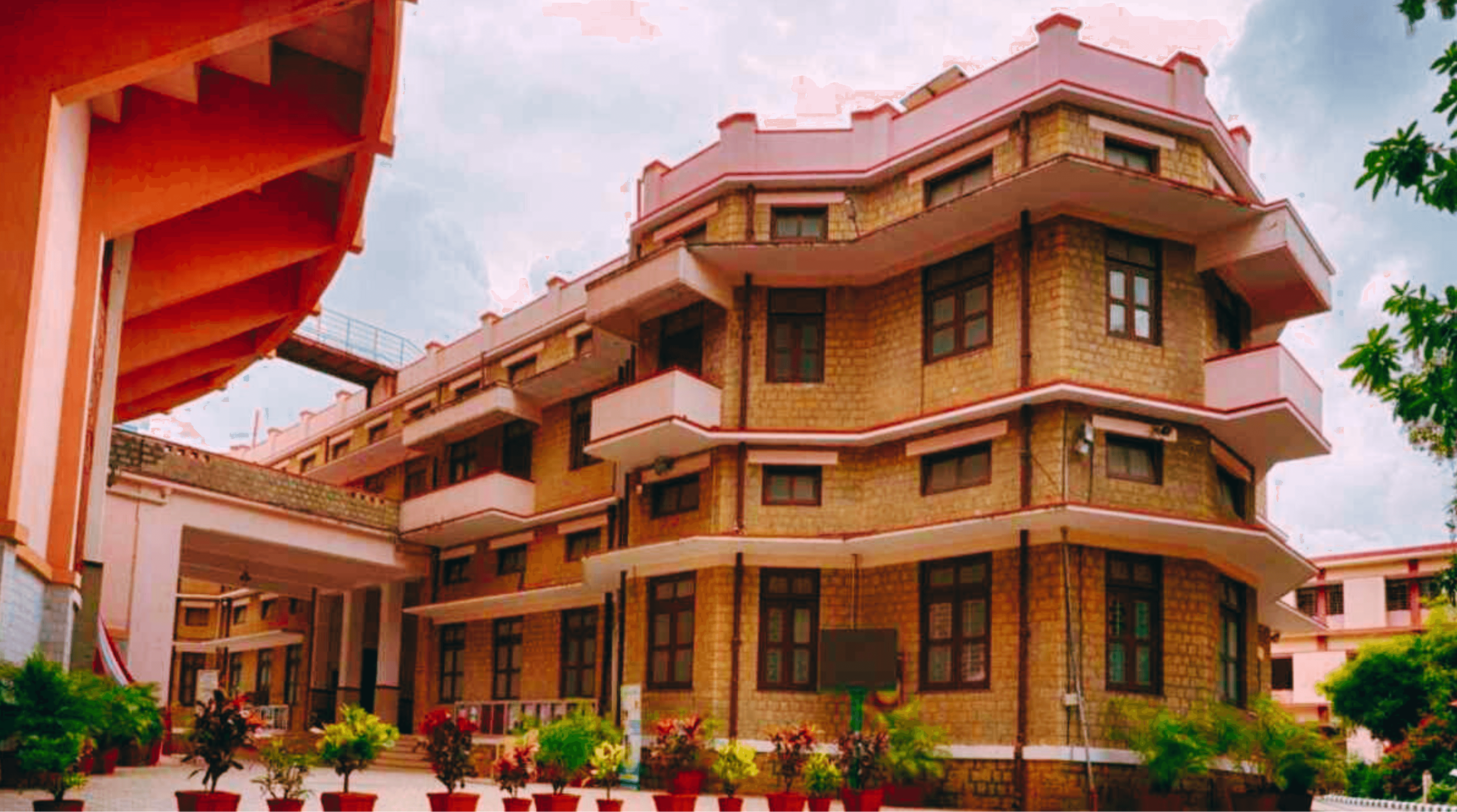 Campus view of Mount Carmel College , Bangluru