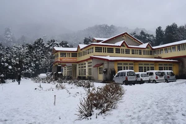Campus view of Kumaun University, Nainital
