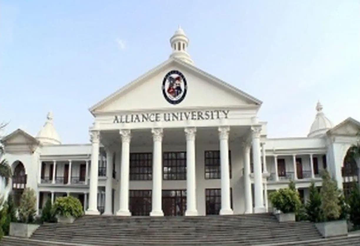 Campus view of Alliance University, Bangluru