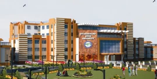 Campus view of Uttarakhand Open University (UOU), Haldwani