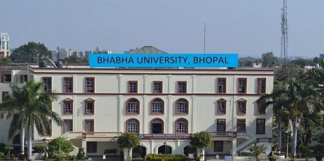 Campus view of Bhabha University, Bhopal