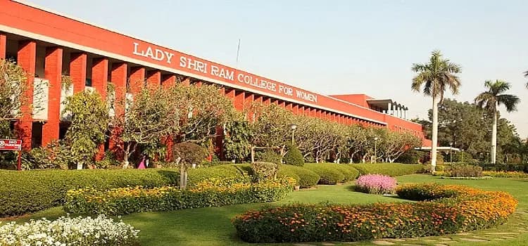 Campus view of Lady Shri Ram College, New Delhi