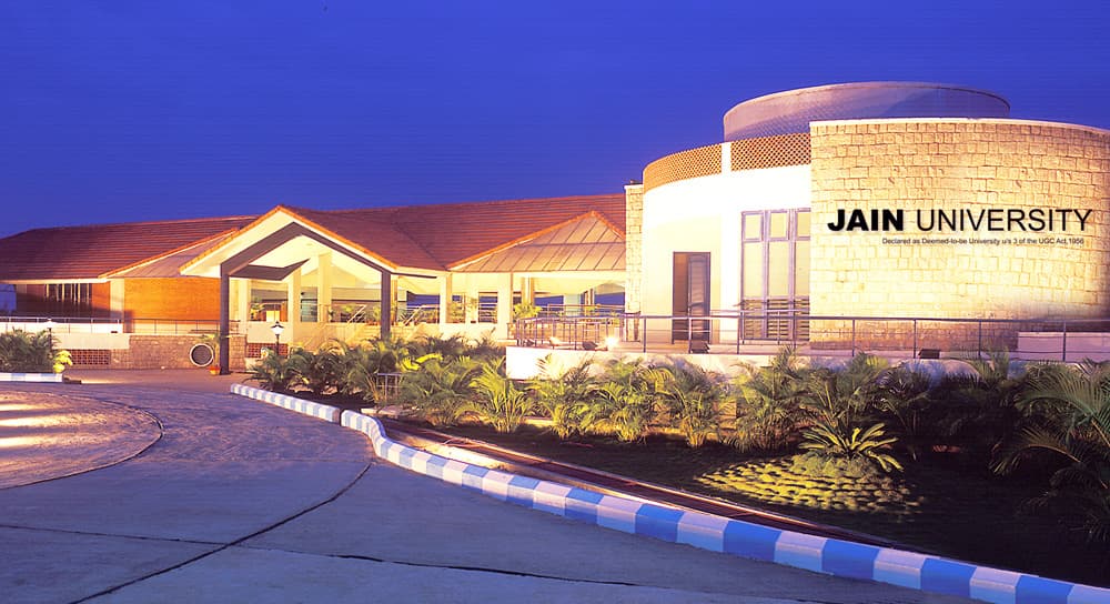 Campus view of Jain University, #44/4, District Fund Road, Jayanagar 9th Block, Bengaluru, Karnataka 560069
