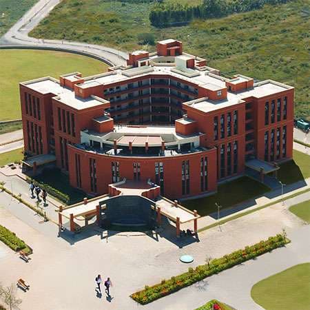 Campus view of PES University, Bangluru