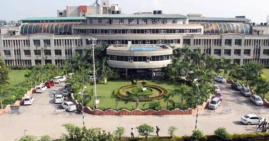 Campus view of Subharti University, Meerut