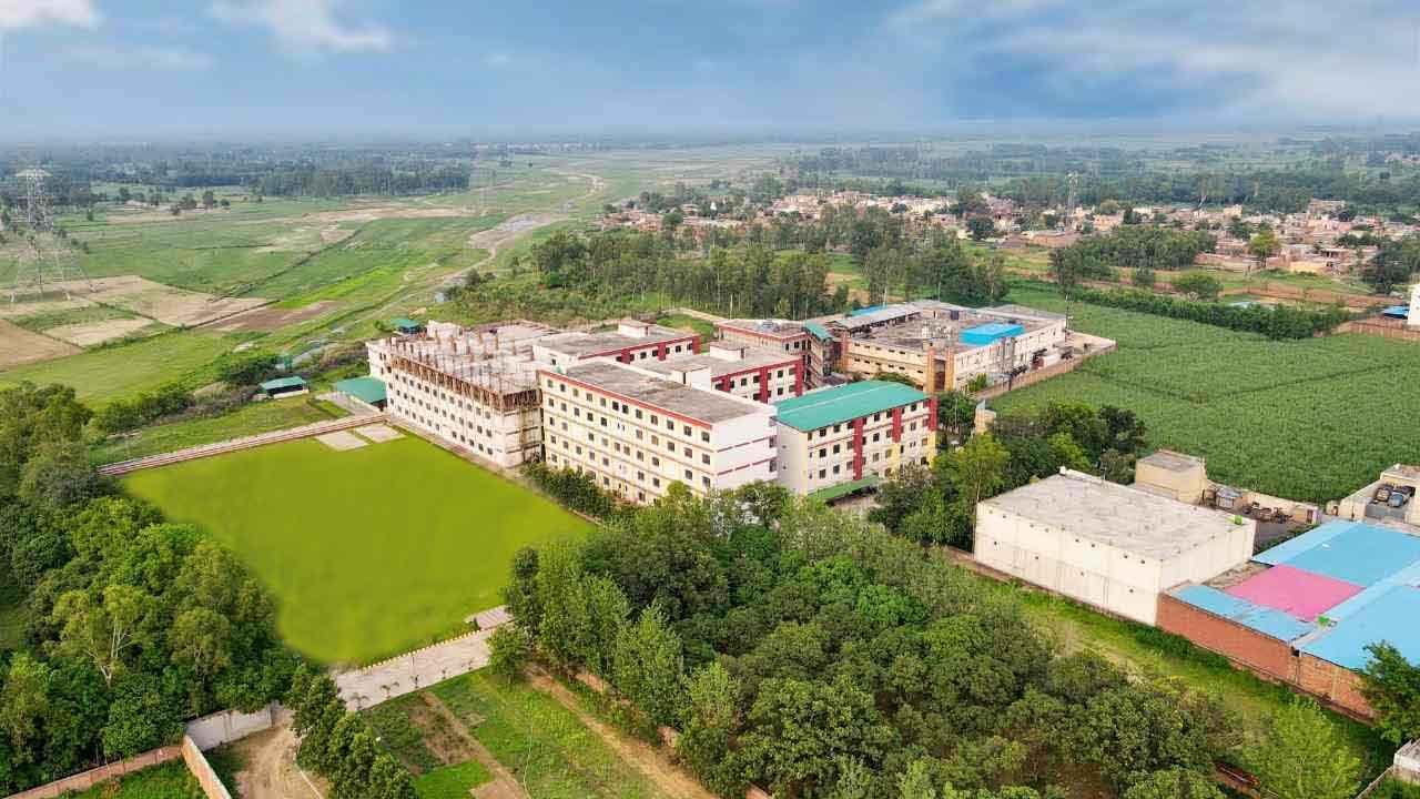 Campus view of Motherhood University, Roorkee