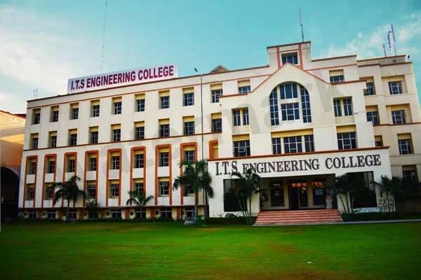 Campus view of ITS Engineering College, Greator Noida