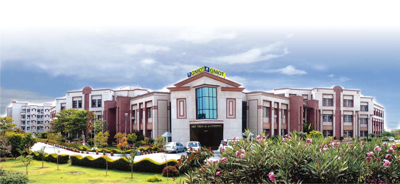 Campus view of Greater Noida Institute of Technology, Greator Noida