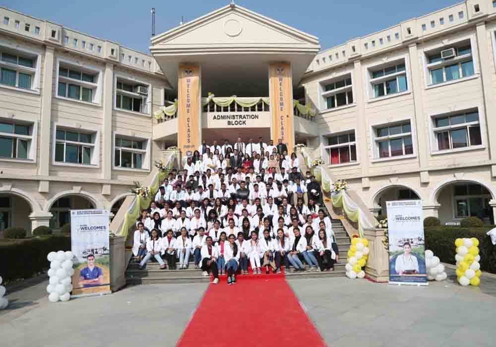 Campus view of National Capital Region Institute of Medical Sciences, Hapur Rd, near K.M.C. Hospital, Meerut, Uttar Pradesh 250004