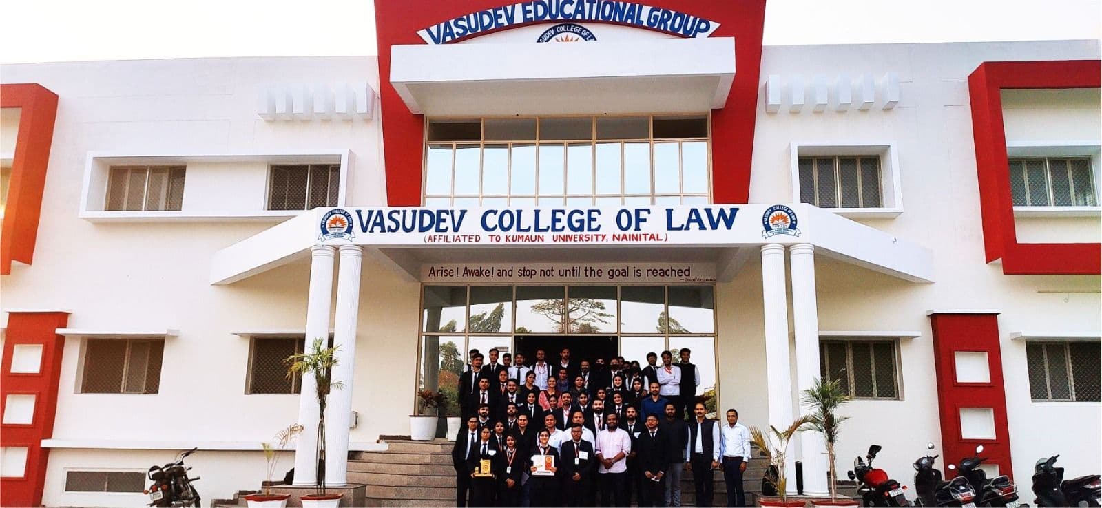 Campus view of Vasudev College of Law, Gunipur Bhauna, Post Lamachaur, Haldwani, Nainital, Uttarakhand 263139