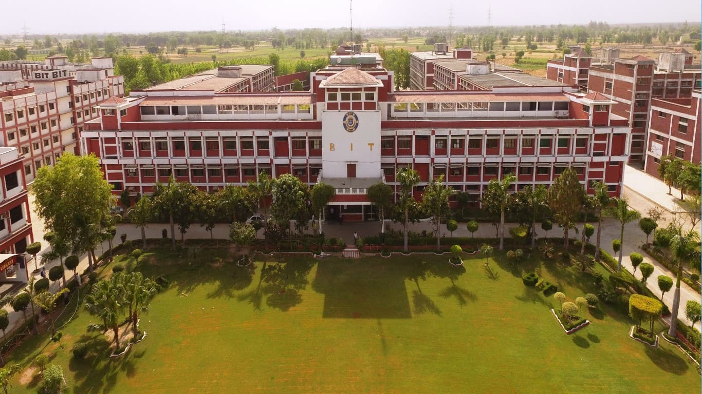 Campus view of Bharat Institute of Technology, NH-58, Partapur Bypass Road, Meerut, Uttar Pradesh 250103