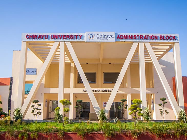 Campus view of Chirayu University, Bhopal