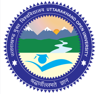 Uttarakhand Open University (UOU) logo - Haldwani, Uttarakhand