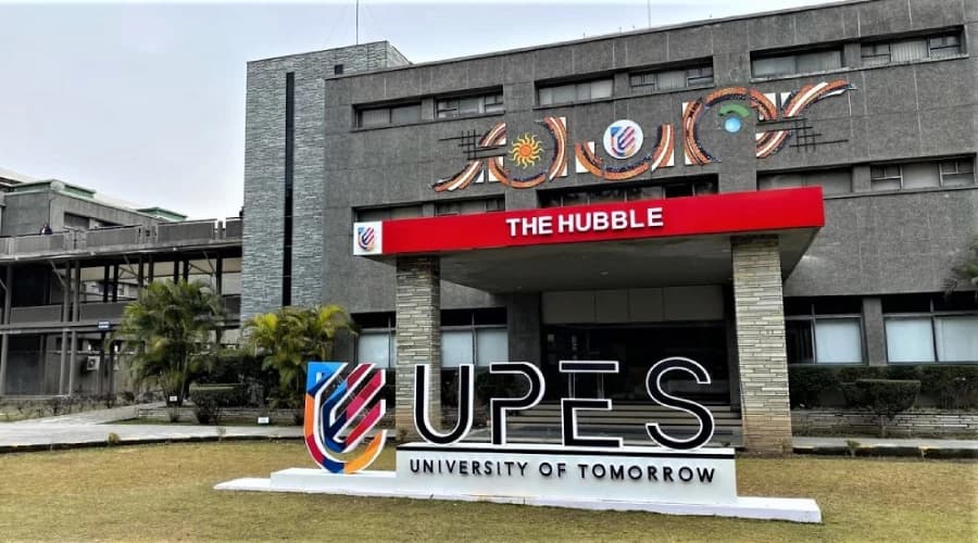 Campus view of UPES, Dehradun