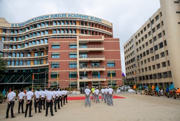 Campus view of BMS College of Engineering, Bangluru