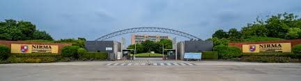Campus view of Nirma University, Ahmedabad