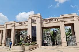 Campus view of Parul University, Ahmedabad, Gujarat