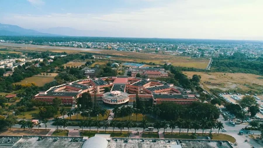Campus view of Swami Rama Himalayan University (SRHU), Dehradun