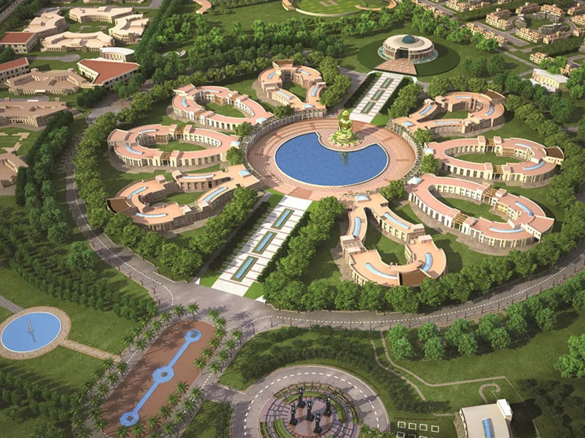 Campus view of Gautam Buddha University, Yamuna Expy, near Pari Chowk, Institutional Area, Knowledge Park I, Greater Noida