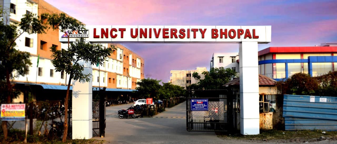 Campus view of LNCT University, Bhopal
