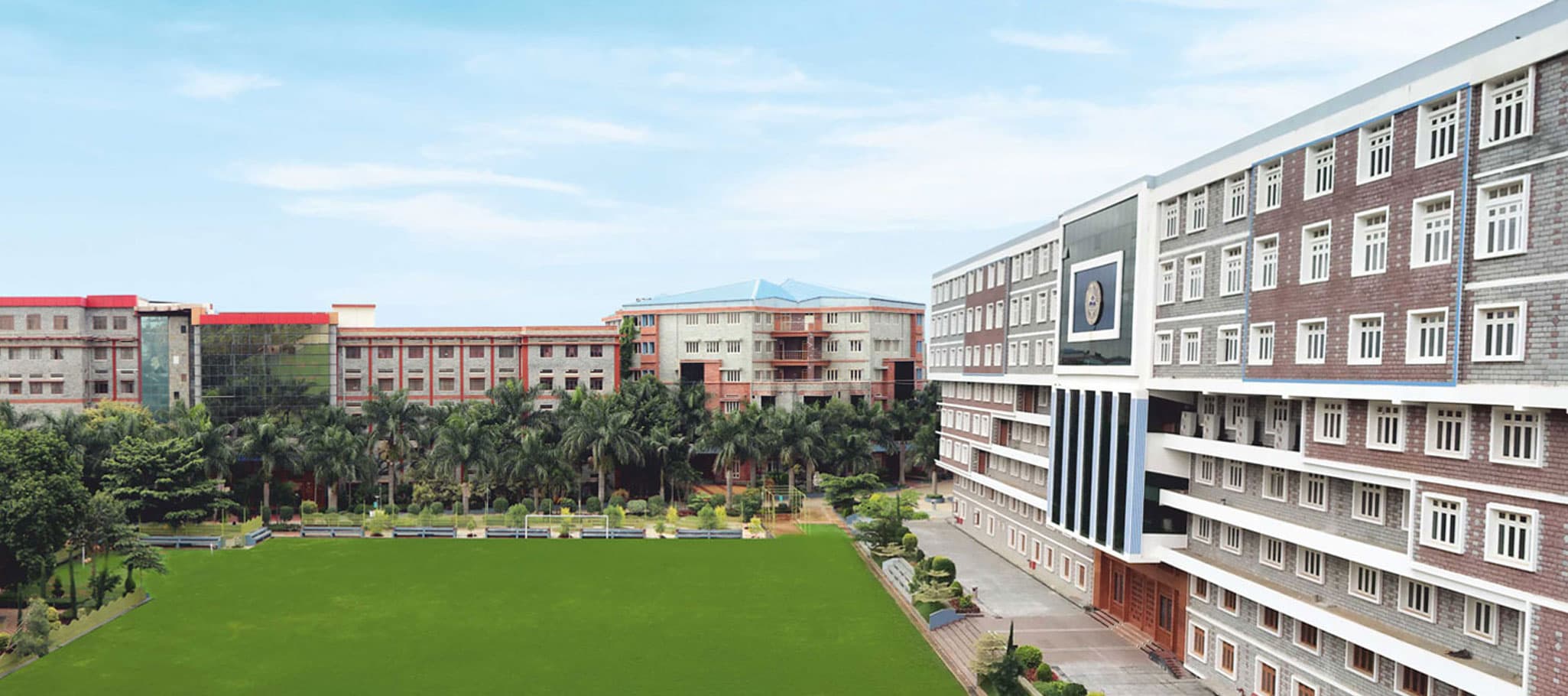 Campus view of Kristu Jayanti College, Bangluru