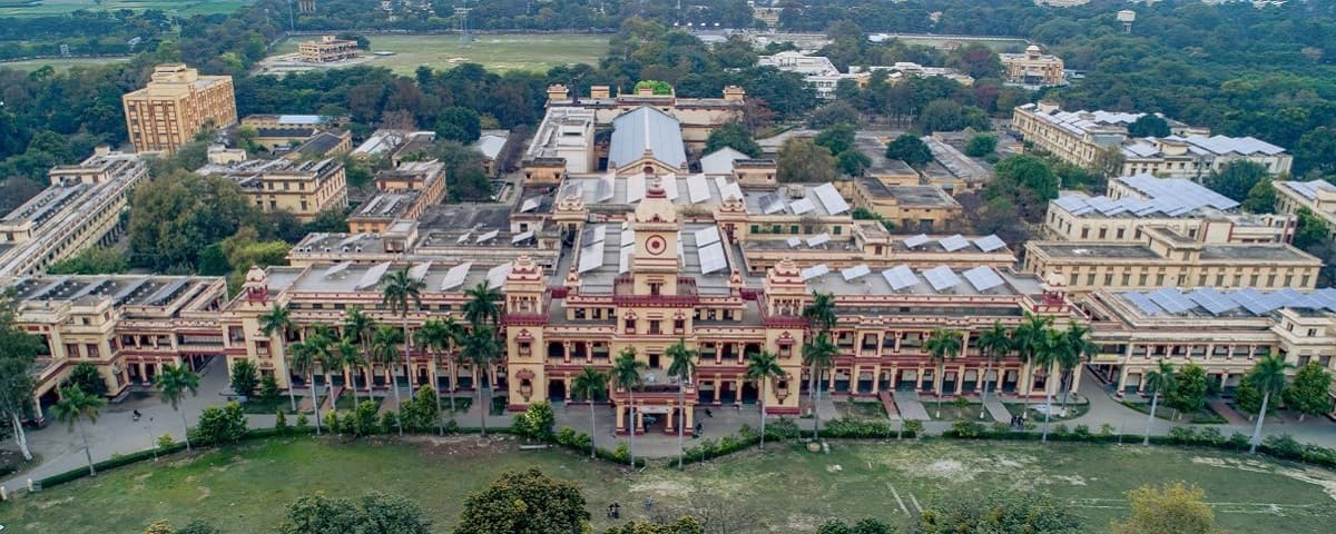Campus view of Banaras Hindu University, Varanasi