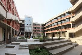 Campus view of Ahmedabad University, Ahmedabad