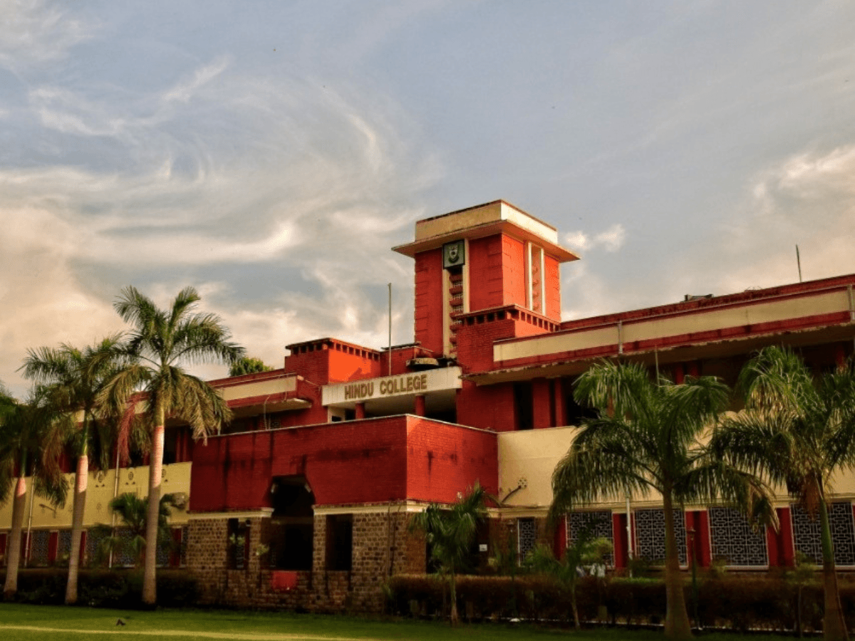 Campus view of Hindu College, New Delhi