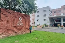 Campus view of Anant National University  , Sanskardham Campus, Bopal-Ghuma-Sanand Road, Ahmedabad, Gujarat 382115