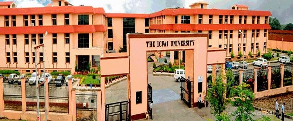 Campus view of ICFAI University, Dehradun