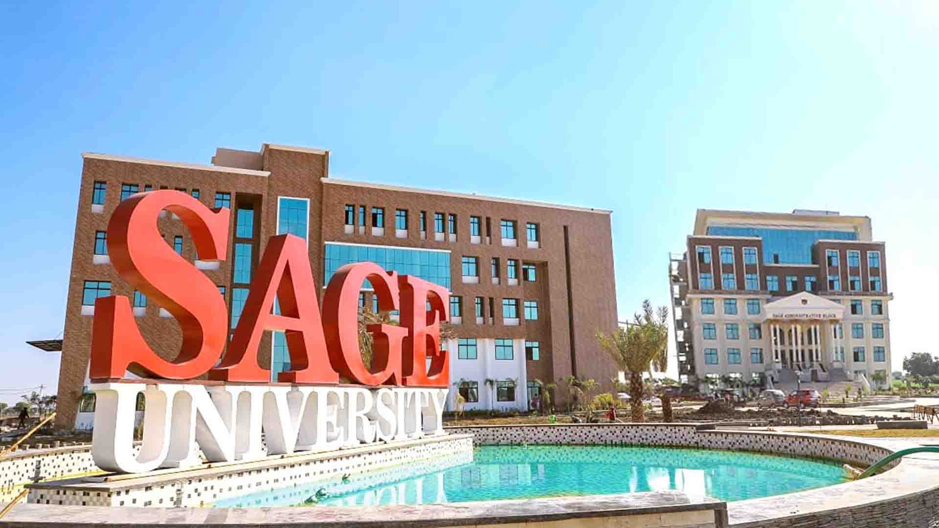 SAGE University logo - Indore, Madhya Pradesh