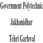 Government Polytechnic Jakhanidhar logo - Tehri Garhwal, Uttarakhand