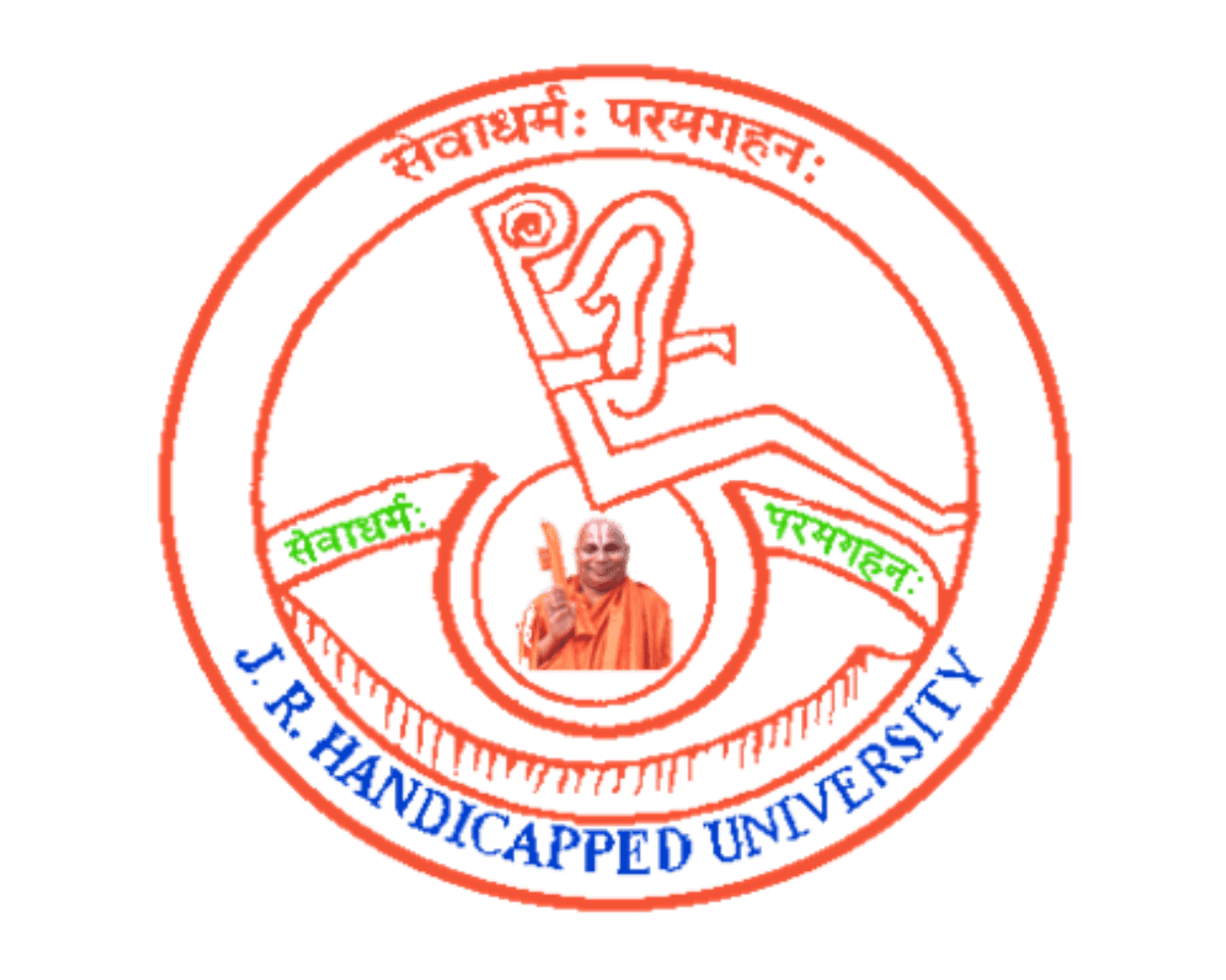 Jagadguru Rambhadracharya Divyang (JRDSU) logo - Chitrakoot, Uttar Pradesh