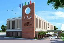 Campus view of SAM Global University, Kolua, Gram Adampur Chawni, Raisen Road, Bhopal, Madhya Pradesh 462021