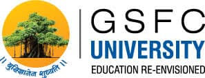 GSFC University logo - Vadodara, Gujarat